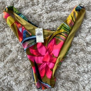 NWT Aerie High-cut Cheeky Bikini Bottoms Small